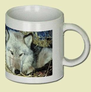 Gray Wolf Coffee Mug