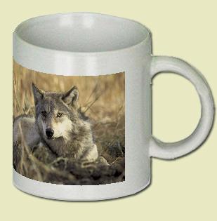 Gray Wolf Coffee Mug