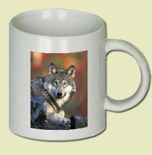 Gray Wolf Coffee Mug