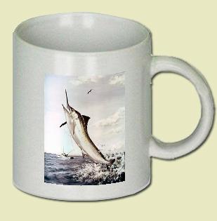 Striped Marlin Coffee Mug