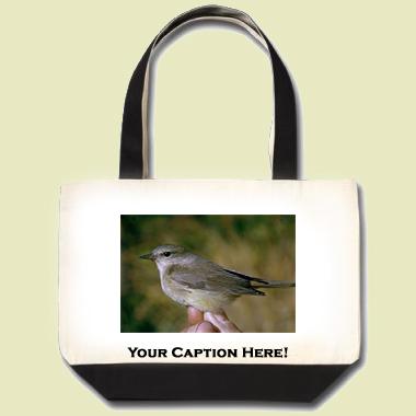 Orange-crowned Warbler Tote Bag