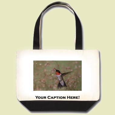 Ruby-throated Hummingbird Tote Bag