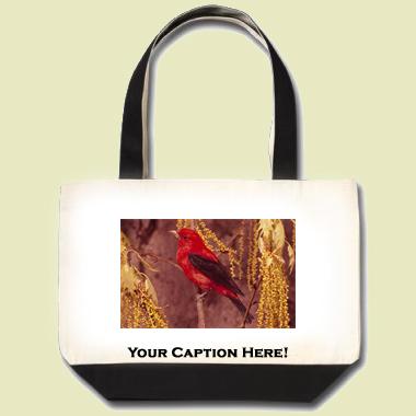 Scarlet Tanager Tote Bag