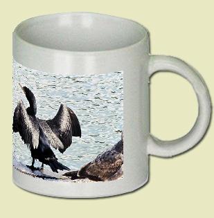 Double-Crested Cormorant Coffee Mug