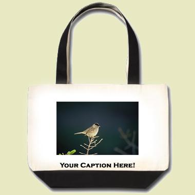 Golden-Crowned Warbler Tote Bag