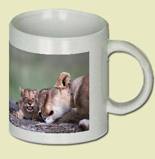 Lion Coffee Mug