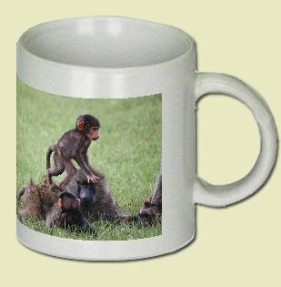 Olive Baboon Coffee Mug