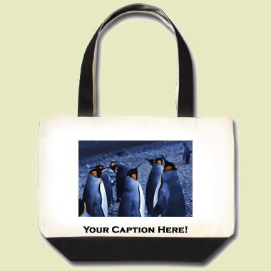 King Penguin Tote Bag