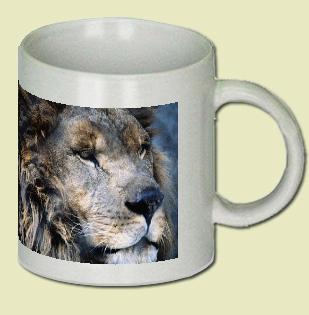 African Lion Coffee Mug