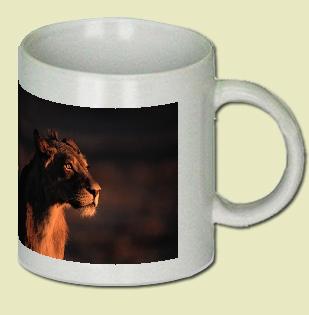 African Lion Coffee Mug