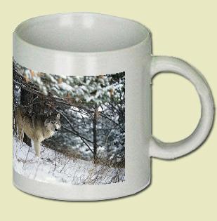 Gray Wolf Coffee Mug