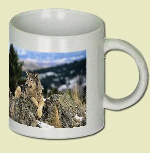 Gray Wolf Coffee Mug