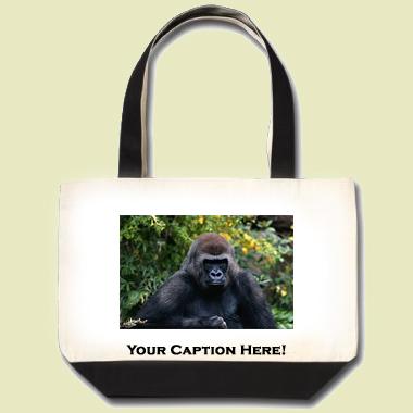 Mountain Gorilla Tote Bag