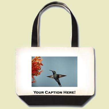 Blue-Throated Hummingbird Tote Bag