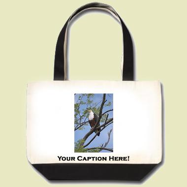 Fishing Eagle Tote Bag