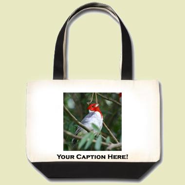 Red Crested Cardinal Tote Bag