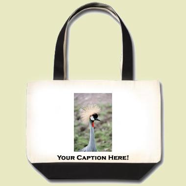 Crowned Crane Tote Bag