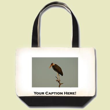 Marabou Crane Tote Bag