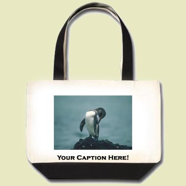 Galapagos Penguin Tote Bag