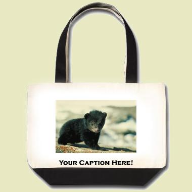 Black Bear Tote Bag