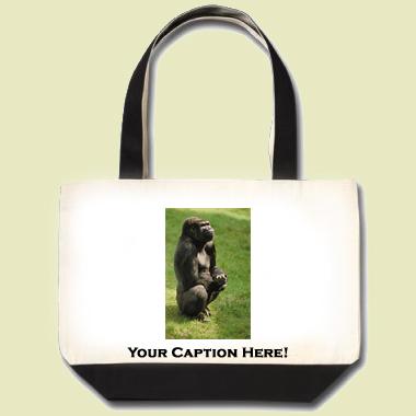 Lowland Gorilla Tote Bag