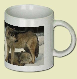 Timber Wolf Coffee Mug