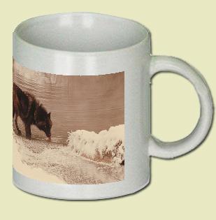 Tundra Wolf Coffee Mug