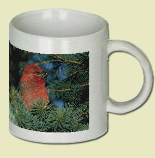 Pine Grosbeak Coffee Mug