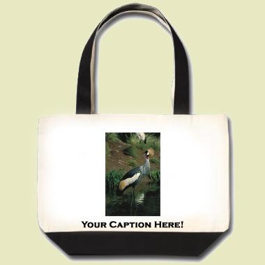 Crowned Crane Tote Bag