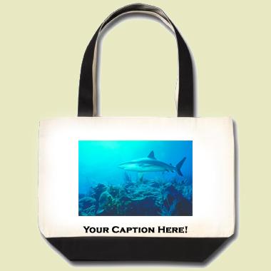 Caribbean Reef Shark Tote Bag