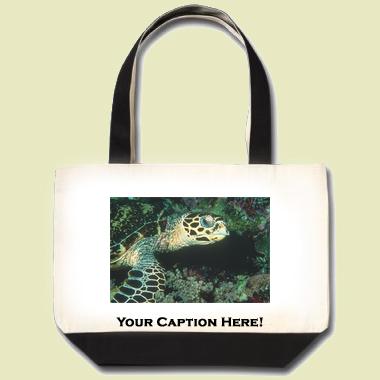 Hawksbill Turtle Tote Bag