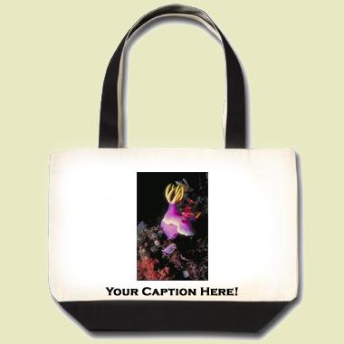 Purple Nudibranch Tote Bag