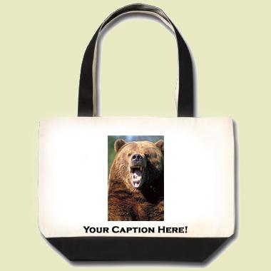 Brown Bear Tote Bag