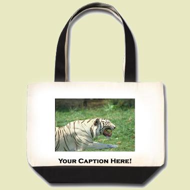 White Tiger Tote Bag