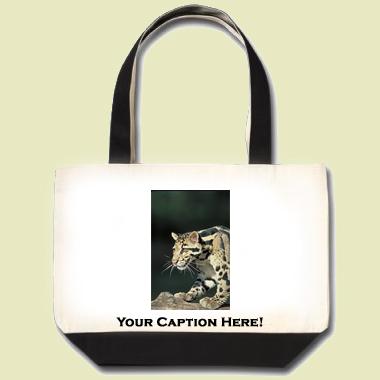 Clouded leopard Tote Bag