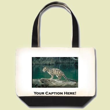 Clouded leopard Tote Bag