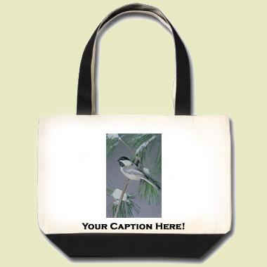 Black-capped Chickadee Tote Bag