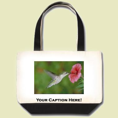 Ruby-throated Hummingbird Tote Bag