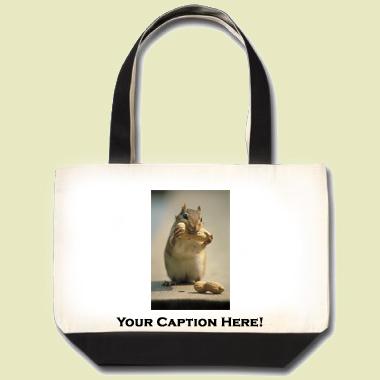 Red chipmunk Tote Bag