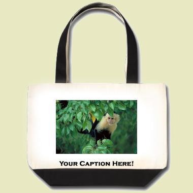 White-faced Monkey Tote Bag