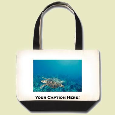 Hawksbill Turtle Tote Bag