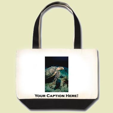 Hawksbill Turtle Tote Bag