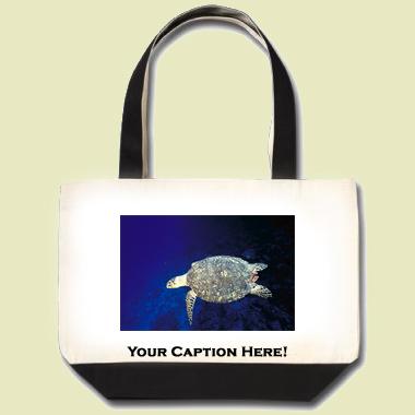 Hawksbill Turtle Tote Bag