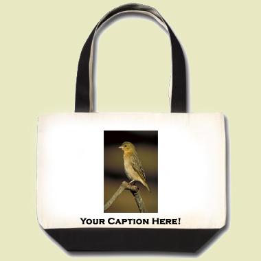 Masked Weaver Tote Bag