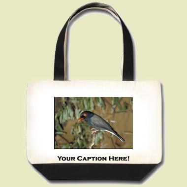 Redbilled Helmetshrike Tote Bag