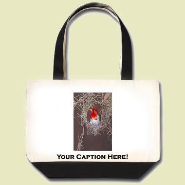 Redheaded Weaver Tote Bag