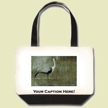 Wattled Crane Tote Bag