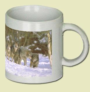 Gray Wolf Coffee Mug