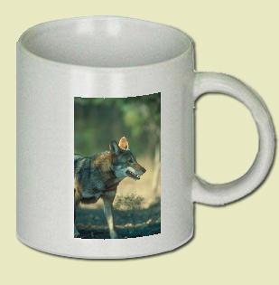 Red Wolf Coffee Mug