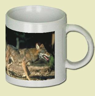 Red Wolf Coffee Mug